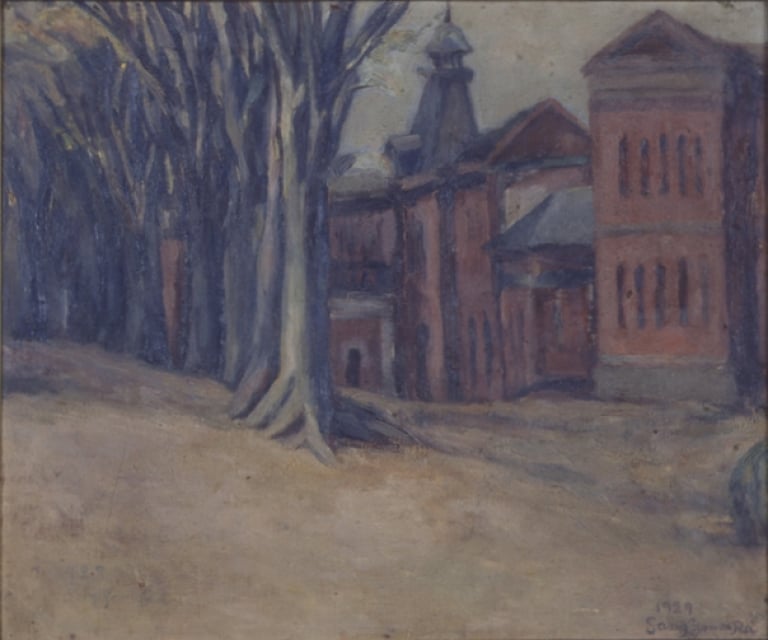 동경제대 구내풍경