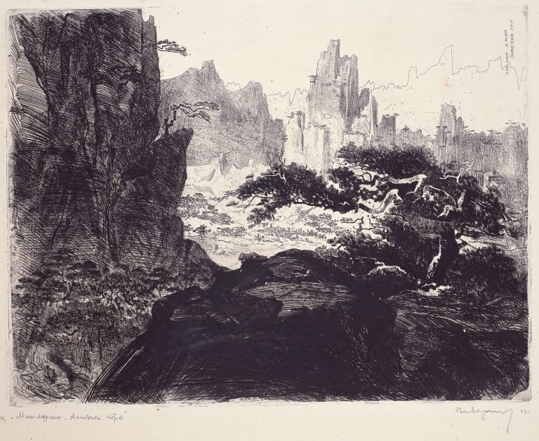 북조선 금강산(만물상)