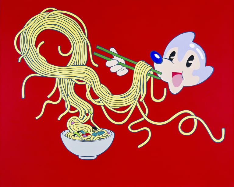 국수를 먹는 아토마우스