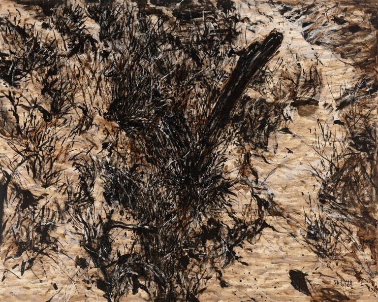 먼지 그림 (뒷산에서)