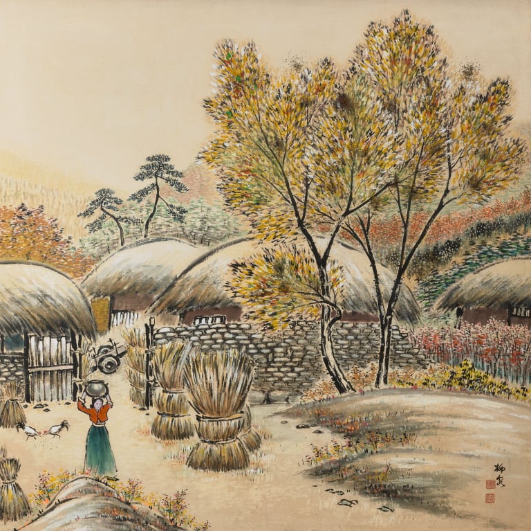 가을의 촌가(村家)