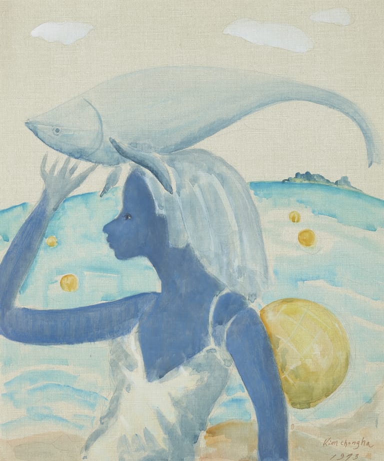 바다의 여인과 물고기