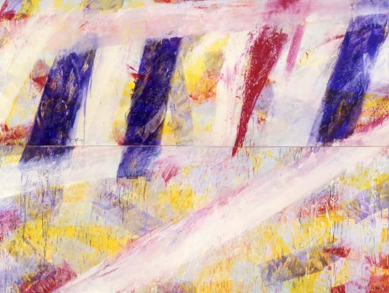 No.710 세개의 파란줄과 하나의 빨간줄