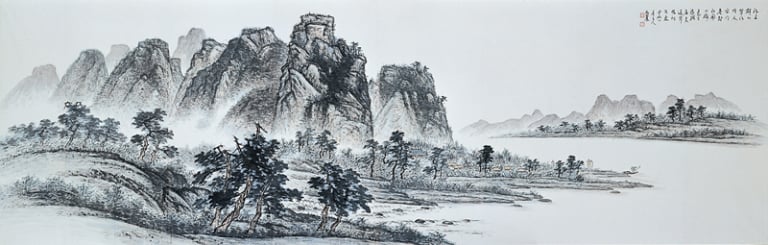 강산무진도(가산여수)