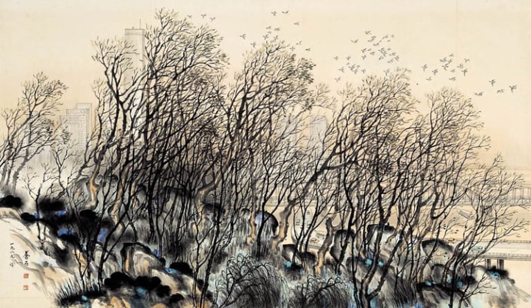 한강-흑석동에서