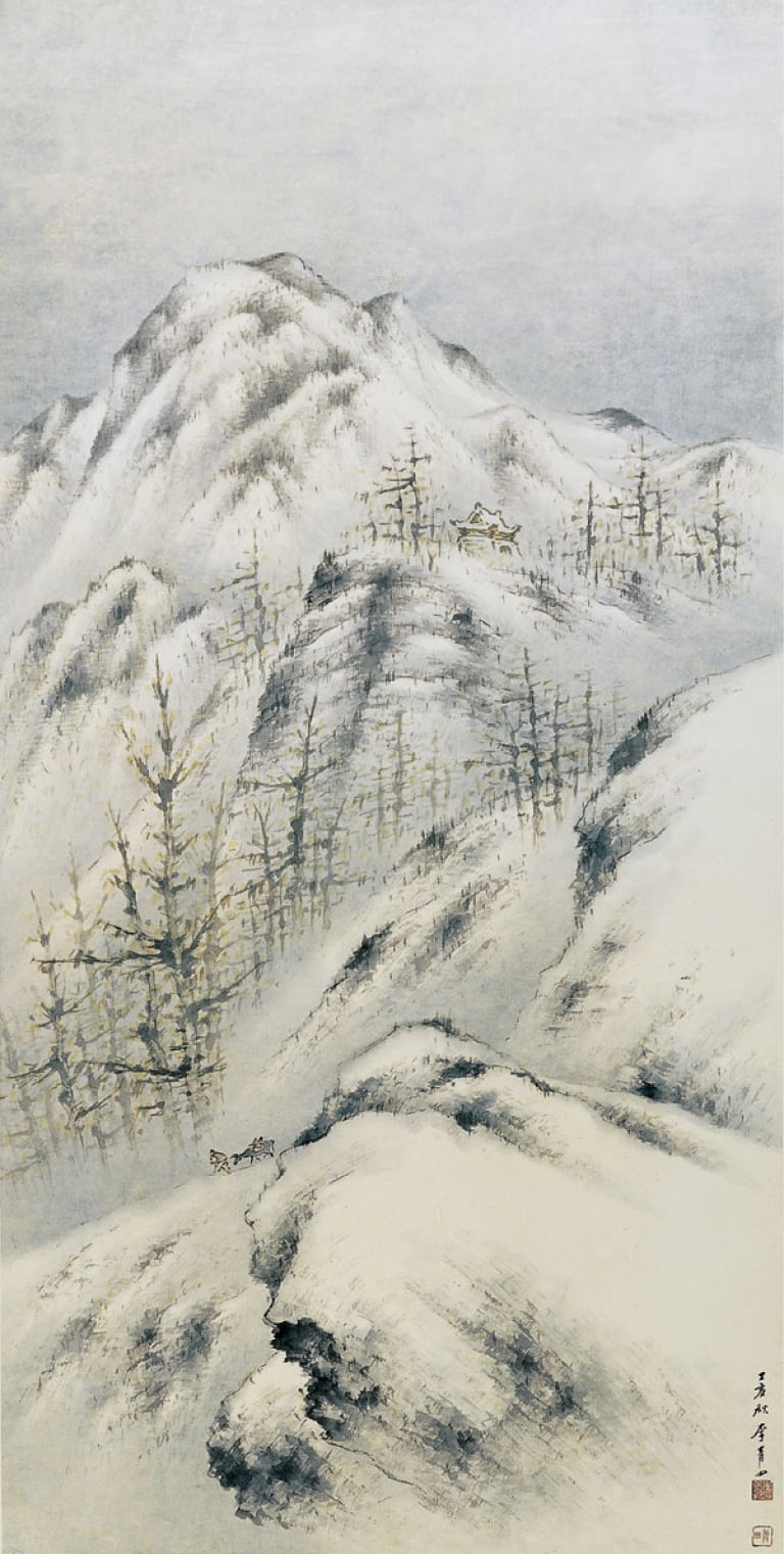 실경산수(북한산 대남문)