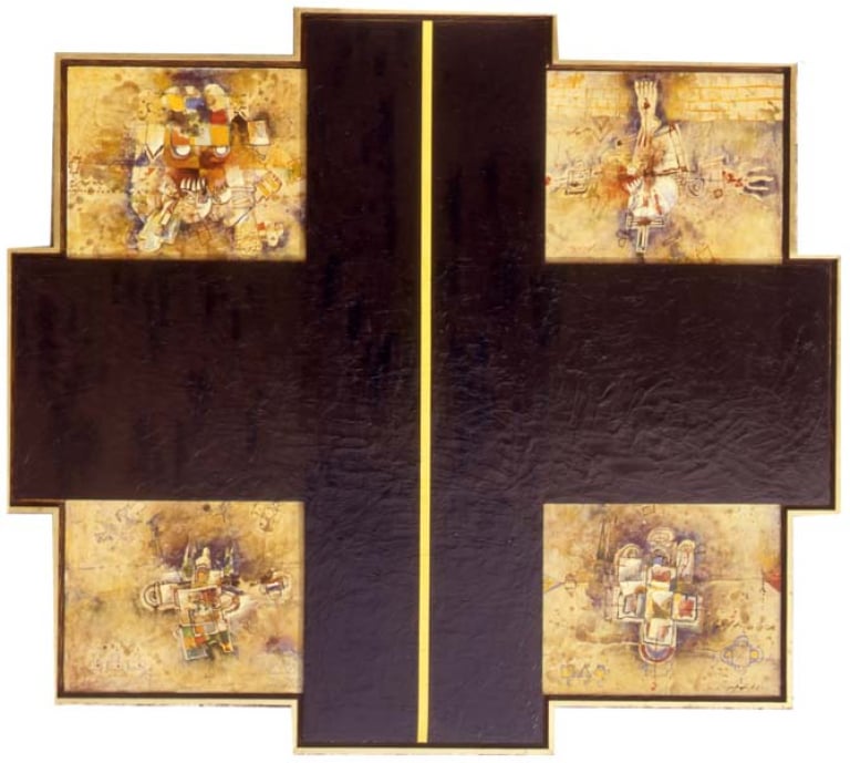 노란색의 세로선