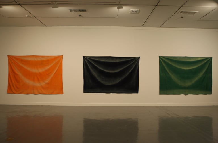 포-주황, 녹, 청