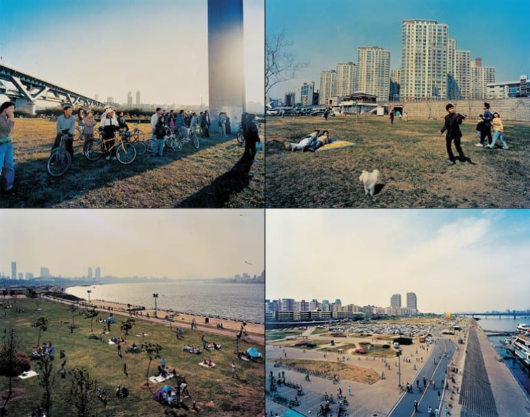 Looking at Sunny-Side(Tree iv, Bicycle rental shop,Column,Apartment ii)