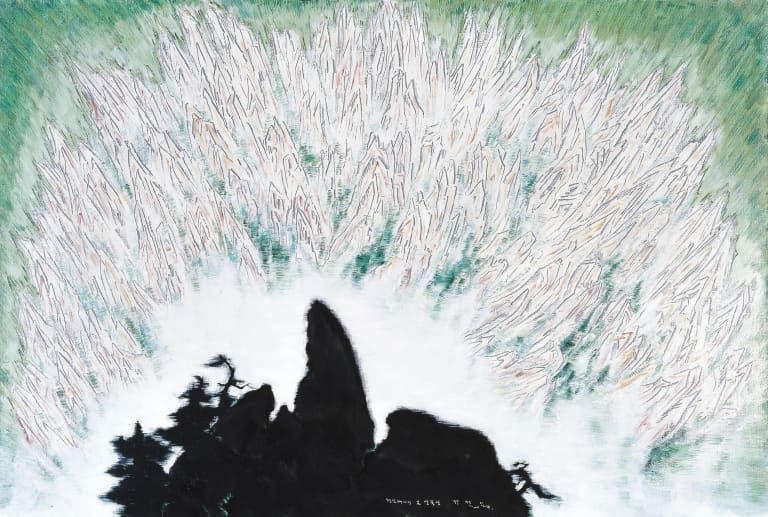 천선대에서 본 만물상