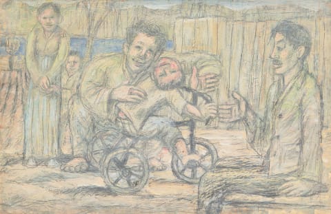 시인 구상의 가족