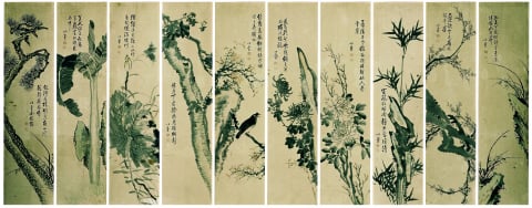 화조영모도