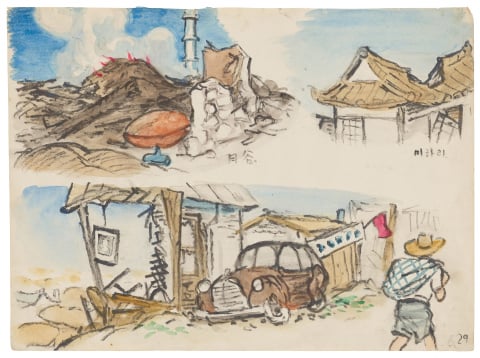 6.25스케치 1950년 6월 29일 미아리에서 월곡까지
