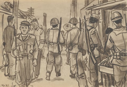 6.25스케치 1950년 10월 5일 학도 의용군