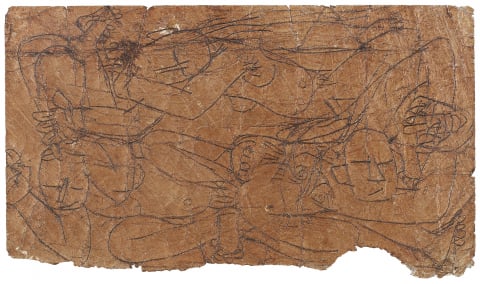 물고기와 아이들(은지화)