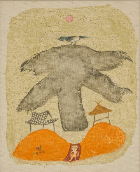 나무 아래 정자