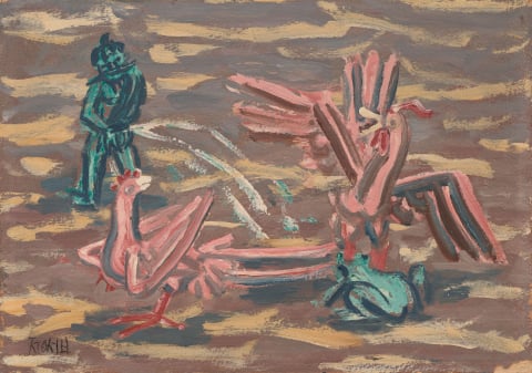 오줌싸개와 닭과 개구리