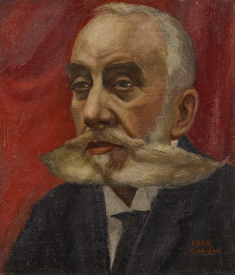 흰 수염의 노인