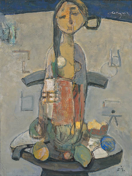 인형이 있는 정물