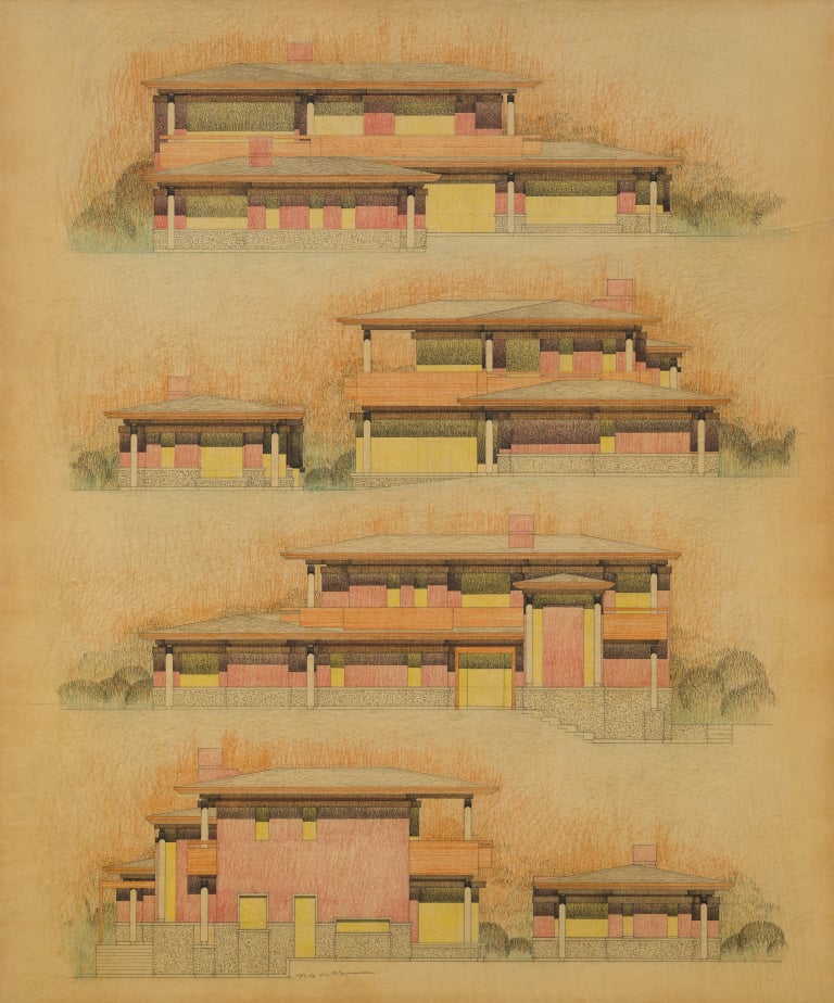 논현동 주택 드로잉