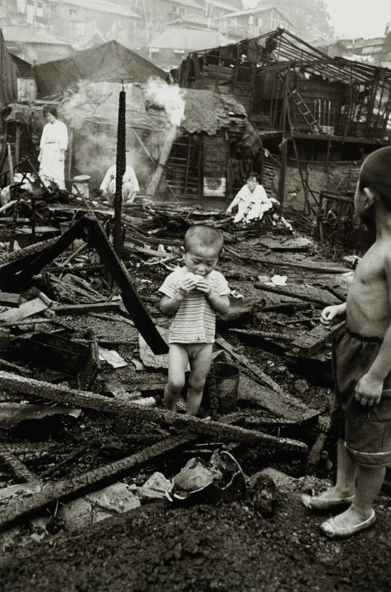 서울 청계천 화재현장에서